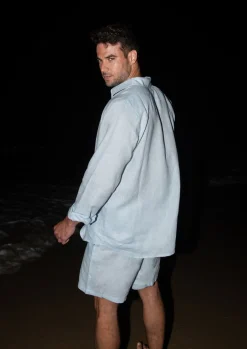 Danny Linen Light Blue - Shirt*Bananhot Discount