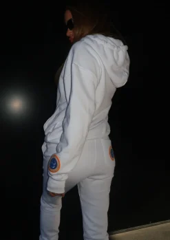 Hudson Hoodie - White*Bananhot Shop