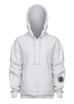 Hudson Hoodie - White*Bananhot Shop