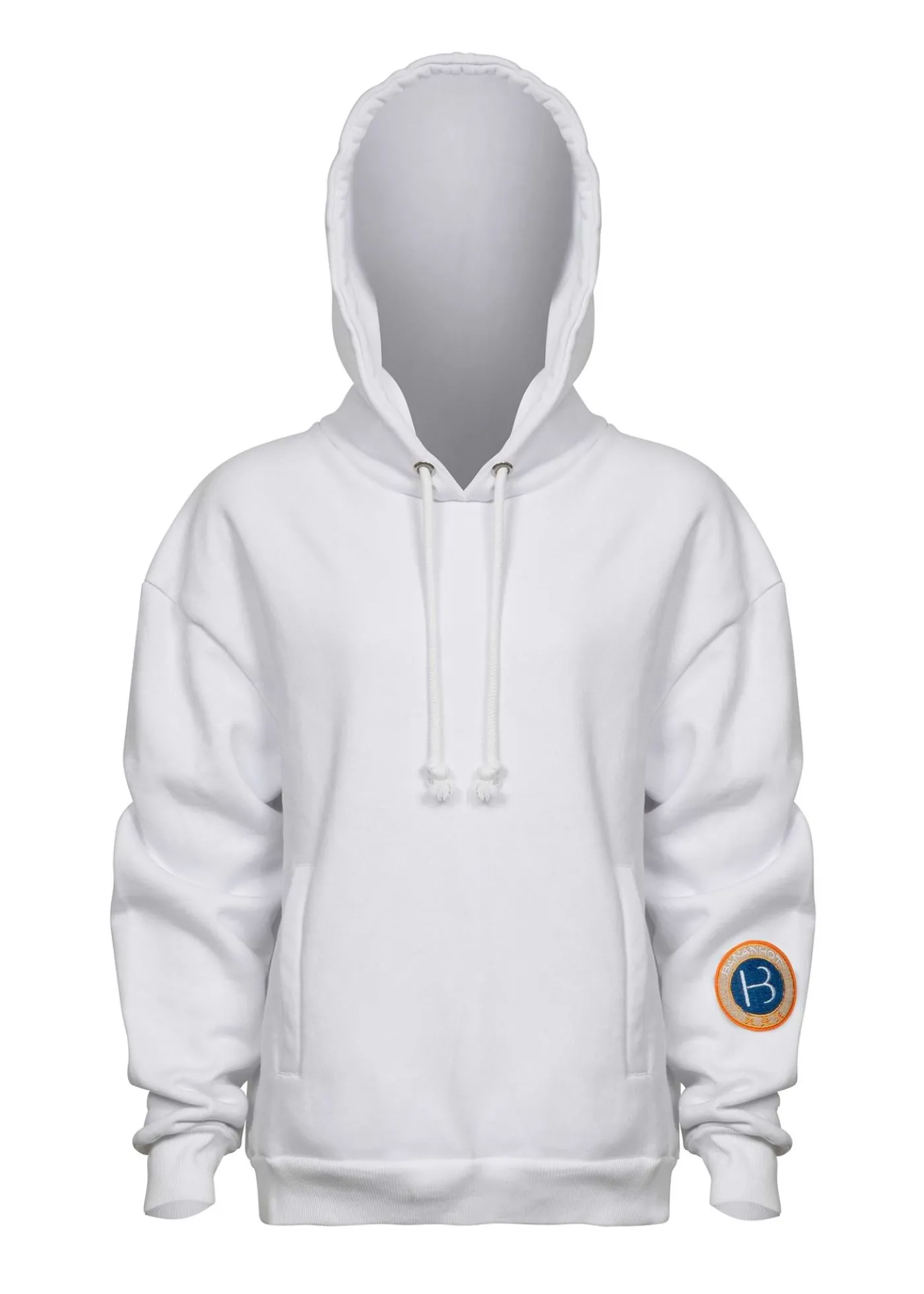 Hudson Hoodie - White*Bananhot Shop