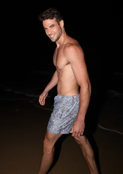 Man Swim Short - Blue Bandana*Bananhot Flash Sale