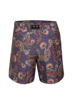 Man Swim Short - Purple Paisley*Bananhot Flash Sale