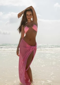 Midi Net Sarong - Pink Cream*Bananhot Cheap