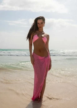 Midi Net Sarong - Pink Cream*Bananhot Cheap