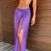 Midi Net Sarong - Purple*Bananhot Fashion