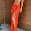 Midi Net Sarong - Red Fire*Bananhot Best Sale