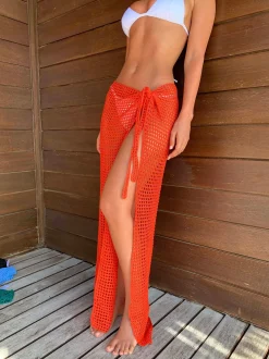 Midi Net Sarong - Red Fire*Bananhot Online