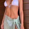 Mini Net Sarong - Mint*Bananhot Cheap