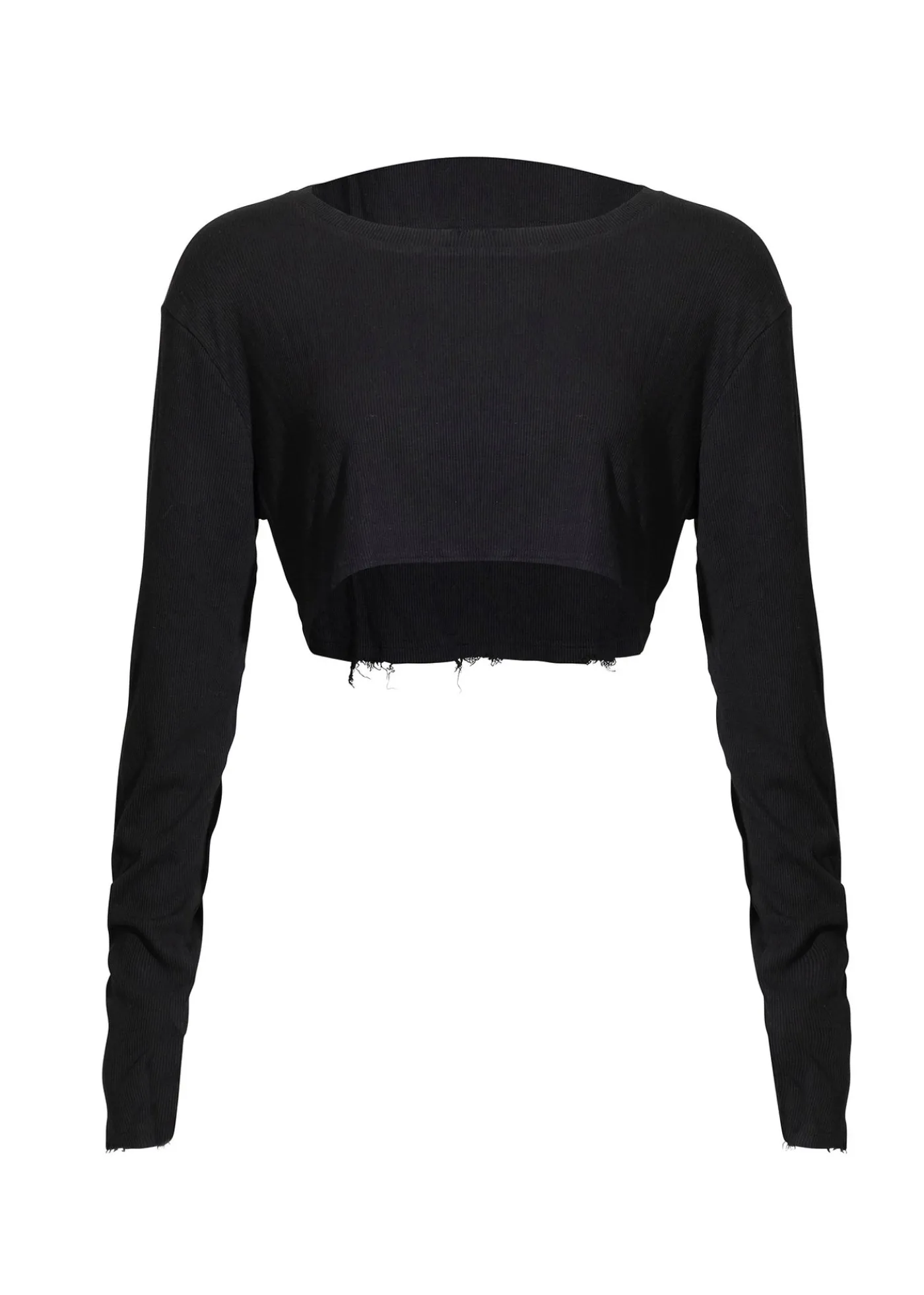 Remi Cropped Long Sleeve Top - Black*Bananhot Best Sale