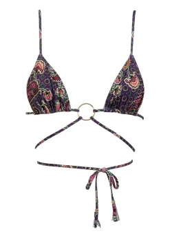 Rings Purple Paisley - Top*Bananhot Cheap