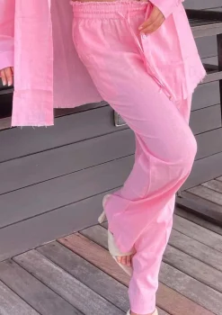 Sandy Linen Baby Pink - Pants*Bananhot Best