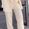Sandy Linen Beige - Pants*Bananhot Best Sale