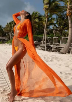 Scarlett Royal Orange - Dress*Bananhot Cheap