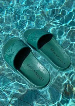 Slides - Dark Green*Bananhot Hot