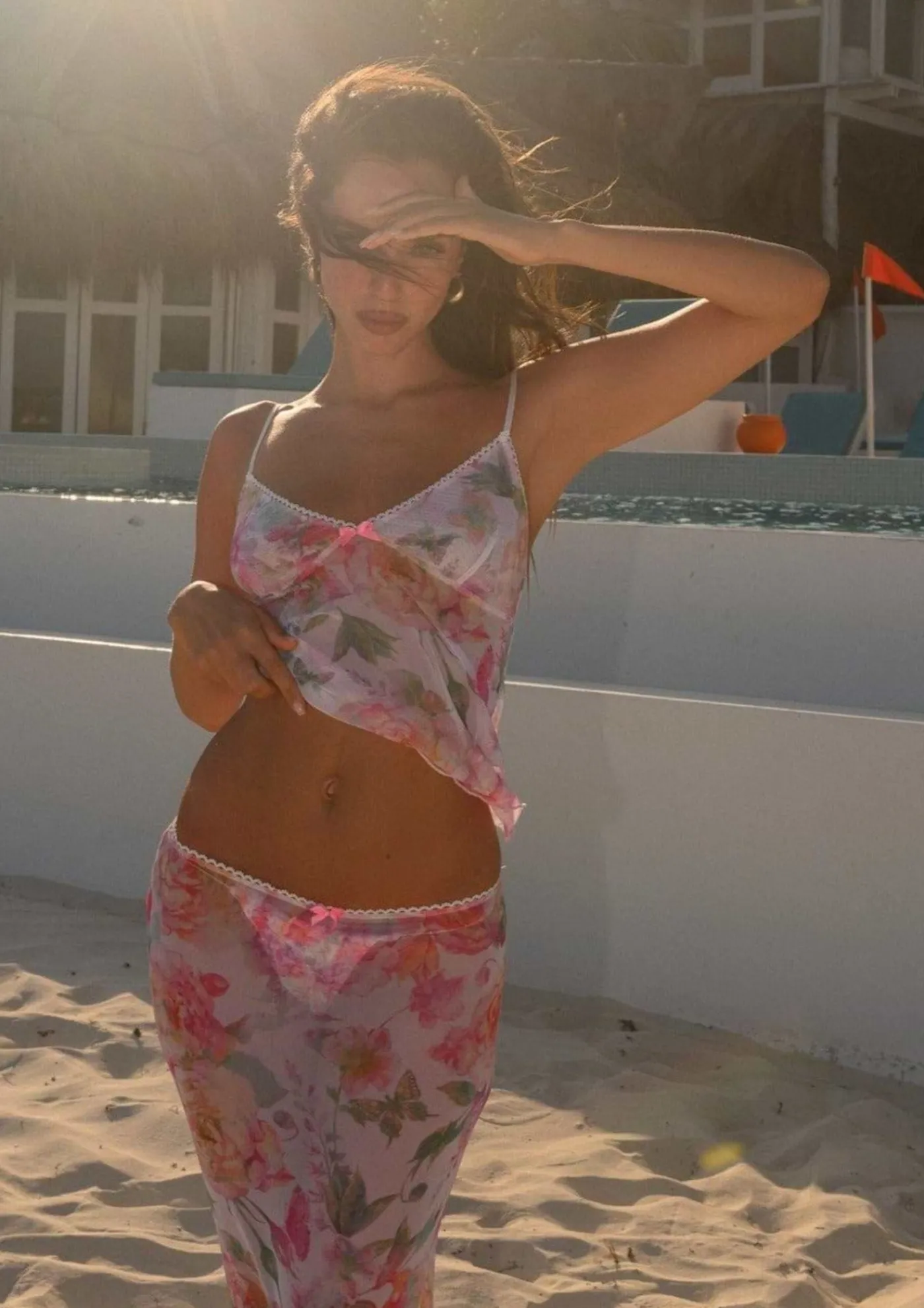 Solay Vintage Flower - Top*Bananhot Clearance