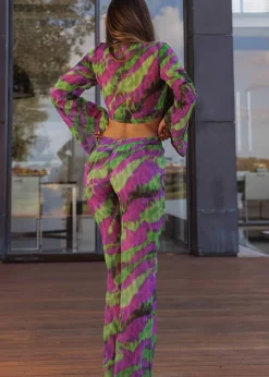 Tommy Green Purple Jungle - Pants*Bananhot Clearance