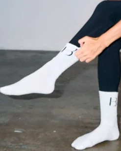 Unisex White And Black - Socks*Bananhot Shop